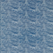 Clarke & Clarke Fin Navy Fabric