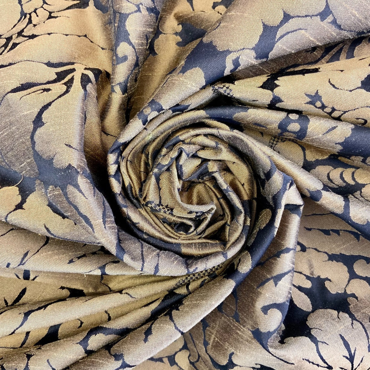 Dutch Damask Black Brass T452 fabric