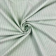 9mm Narrow Linen Stripe Sage C853