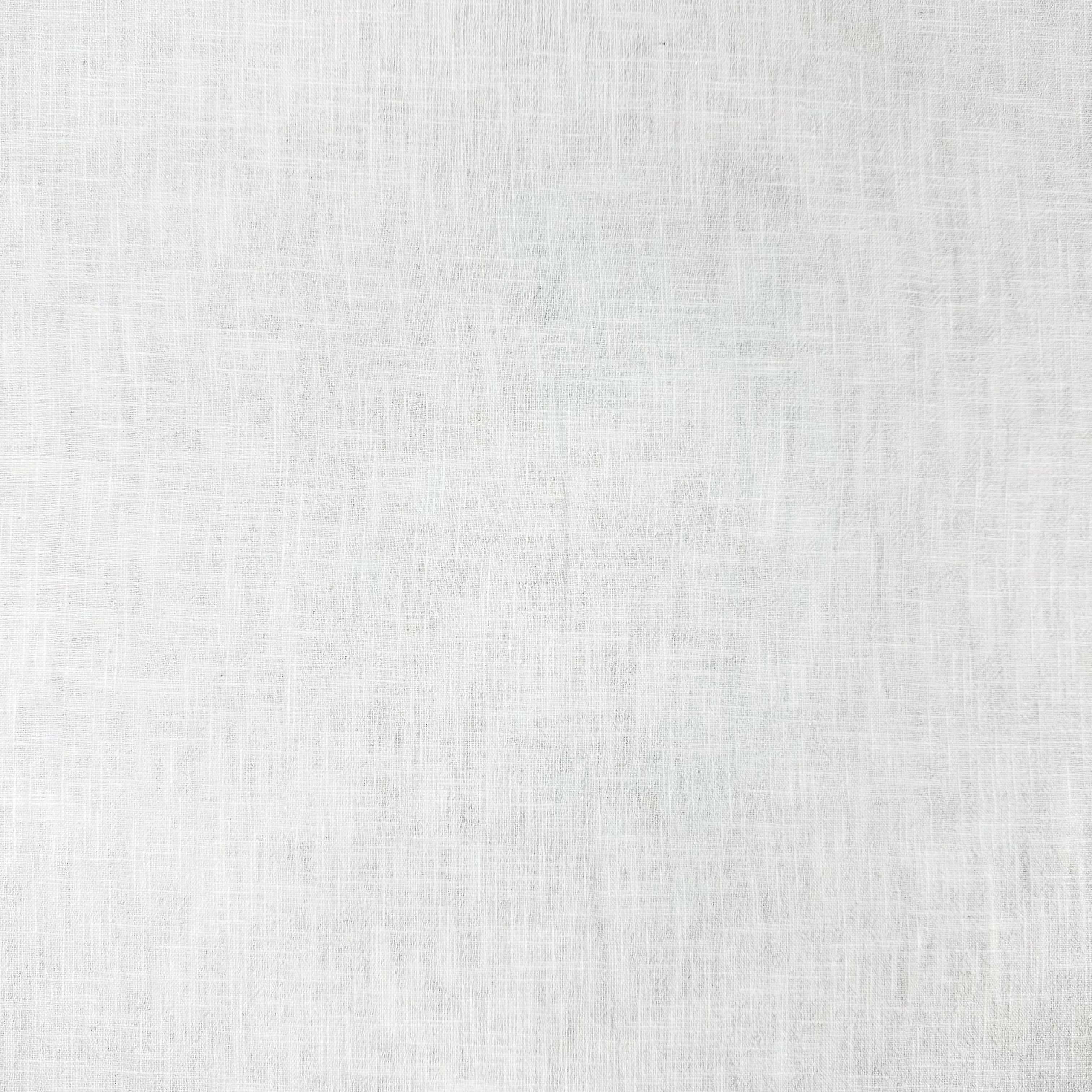 Textured Washed Linen White T562