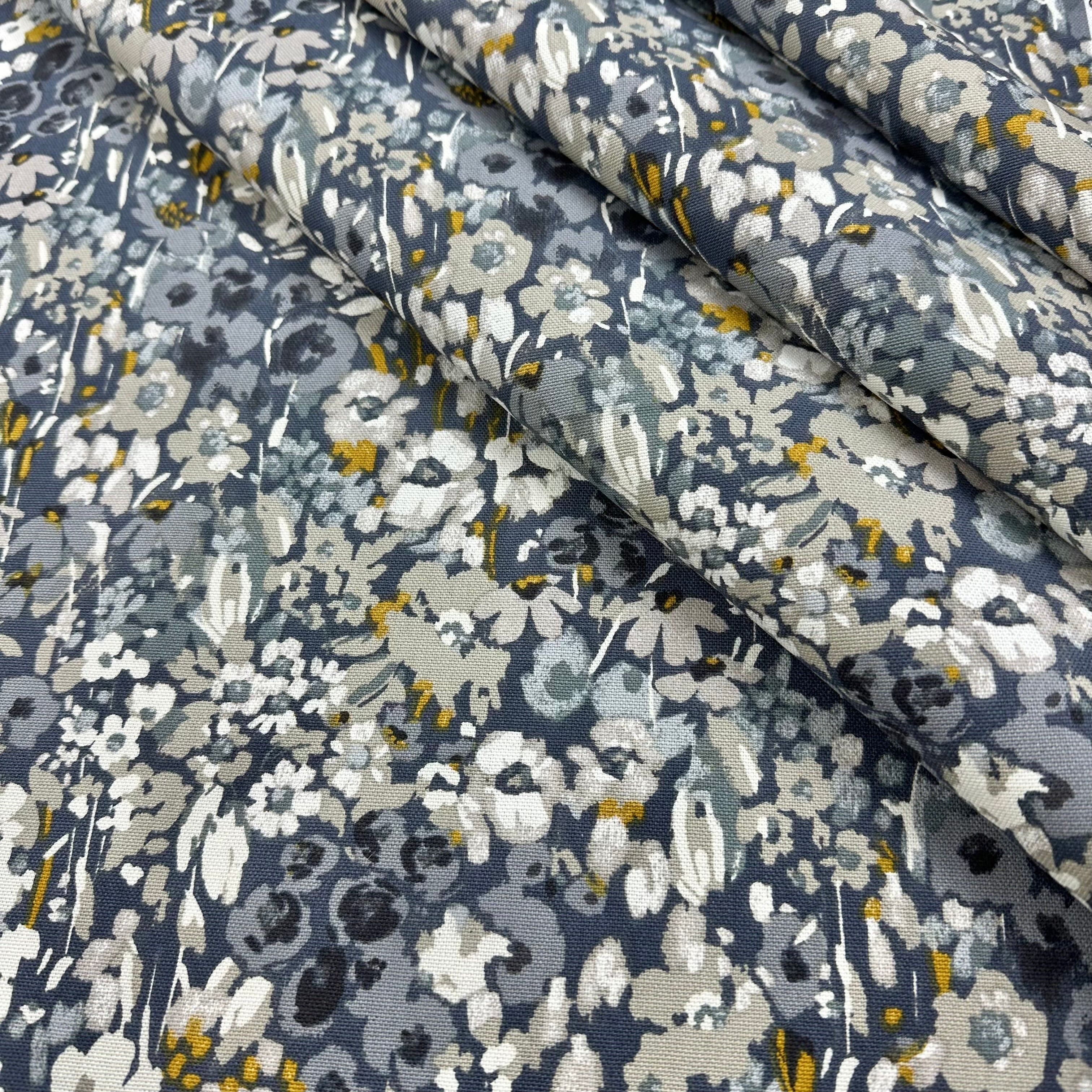 Clarke & Clarke Ennerdale Denim Saffron