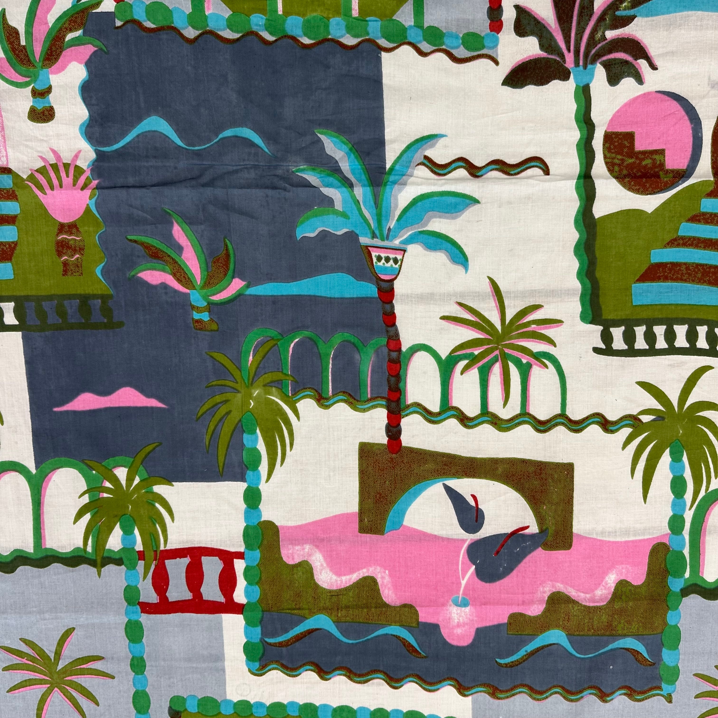 Palm Gardens Indian Print Tex Ex 2997