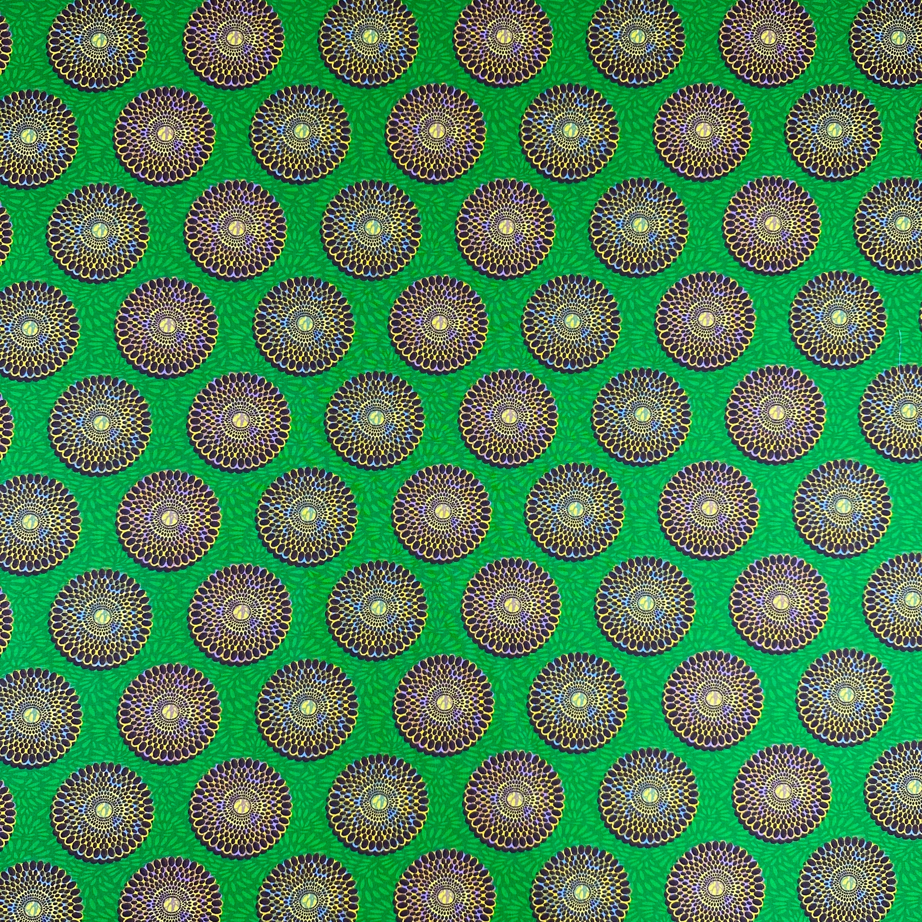 H428 Sunburst Cotton Green