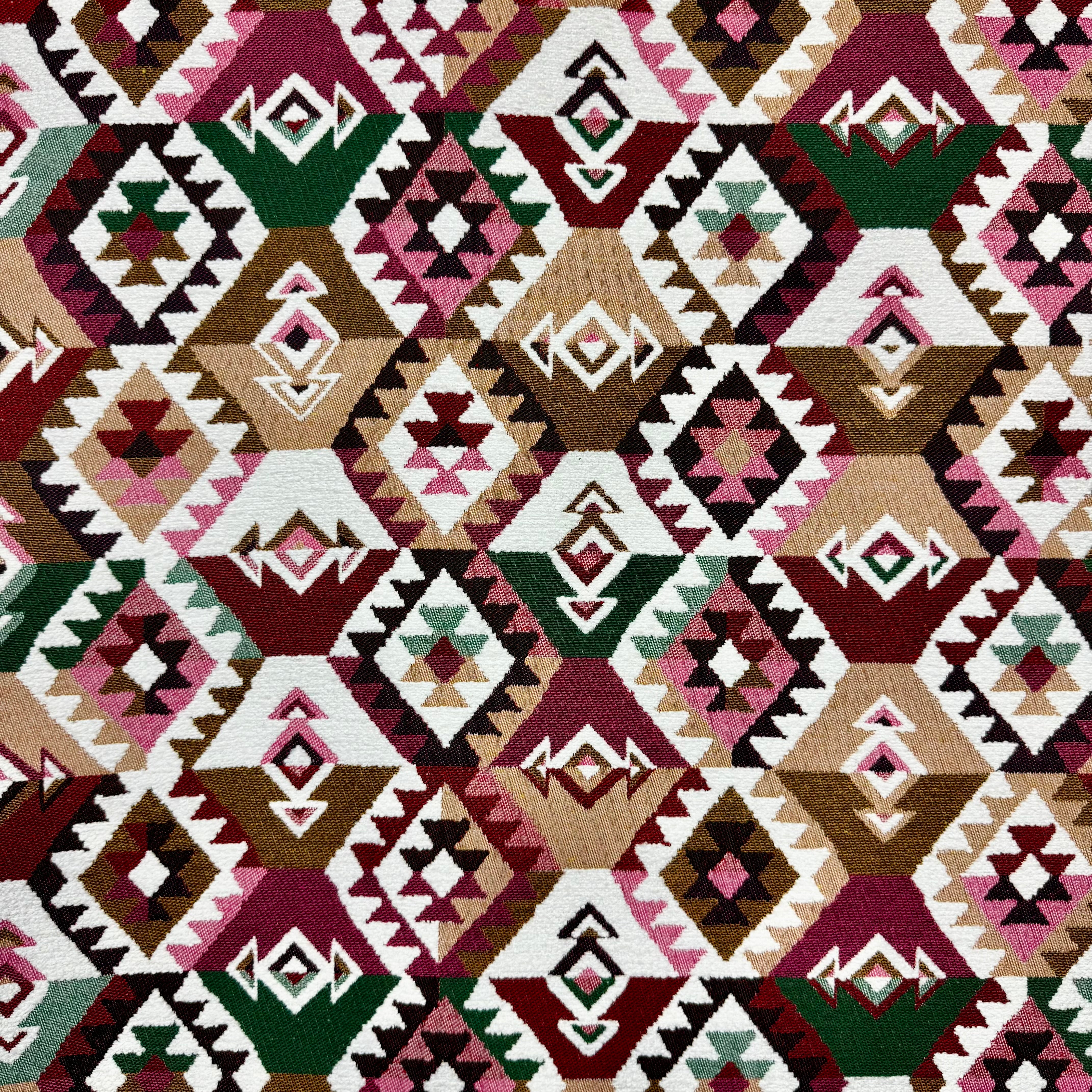 H431 Aztec Chenille Tapestry Multi Fabric