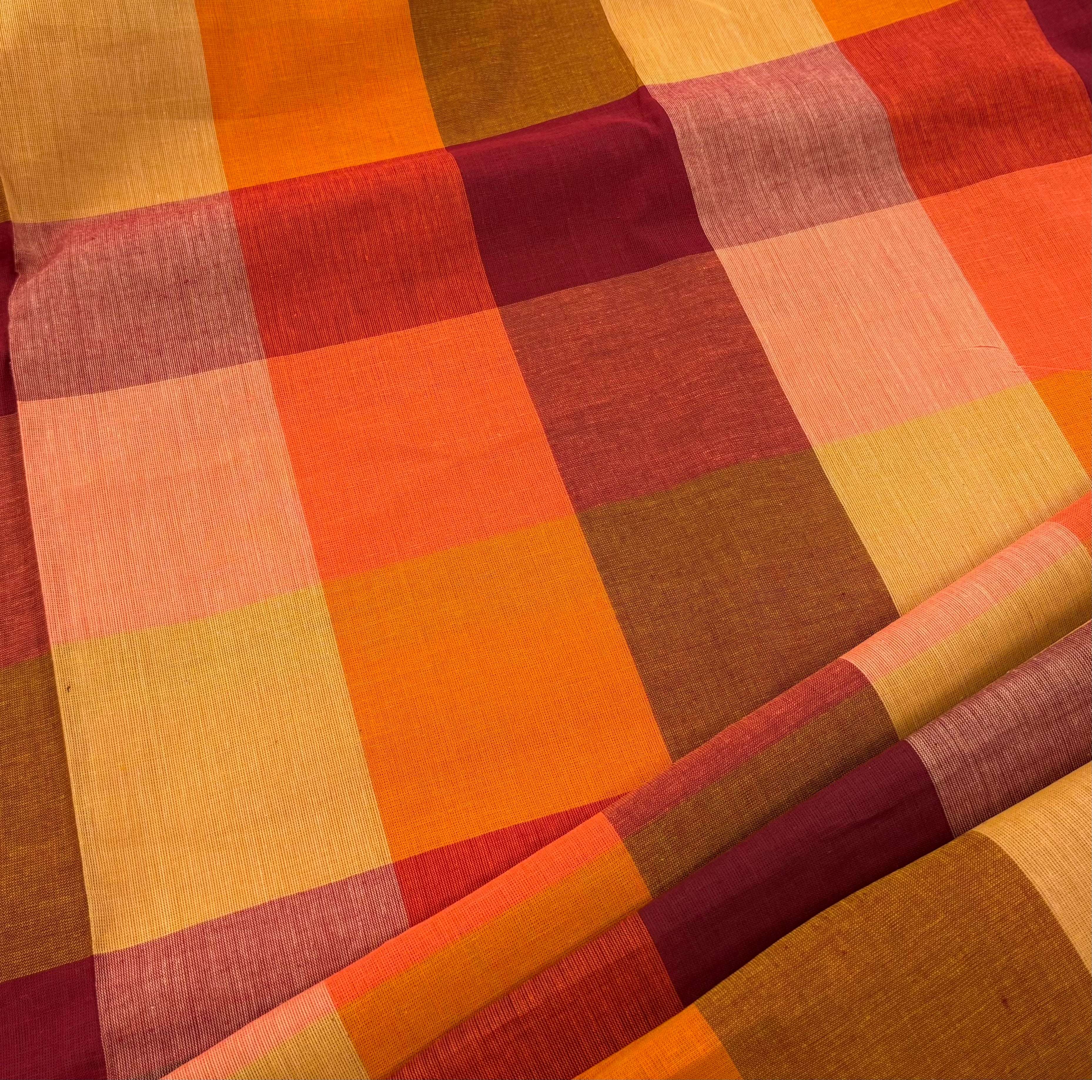 Jumbo woven sunset block gingham Tex Ex 2981