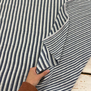 Woven stripe Double Muslin (double sided) T569