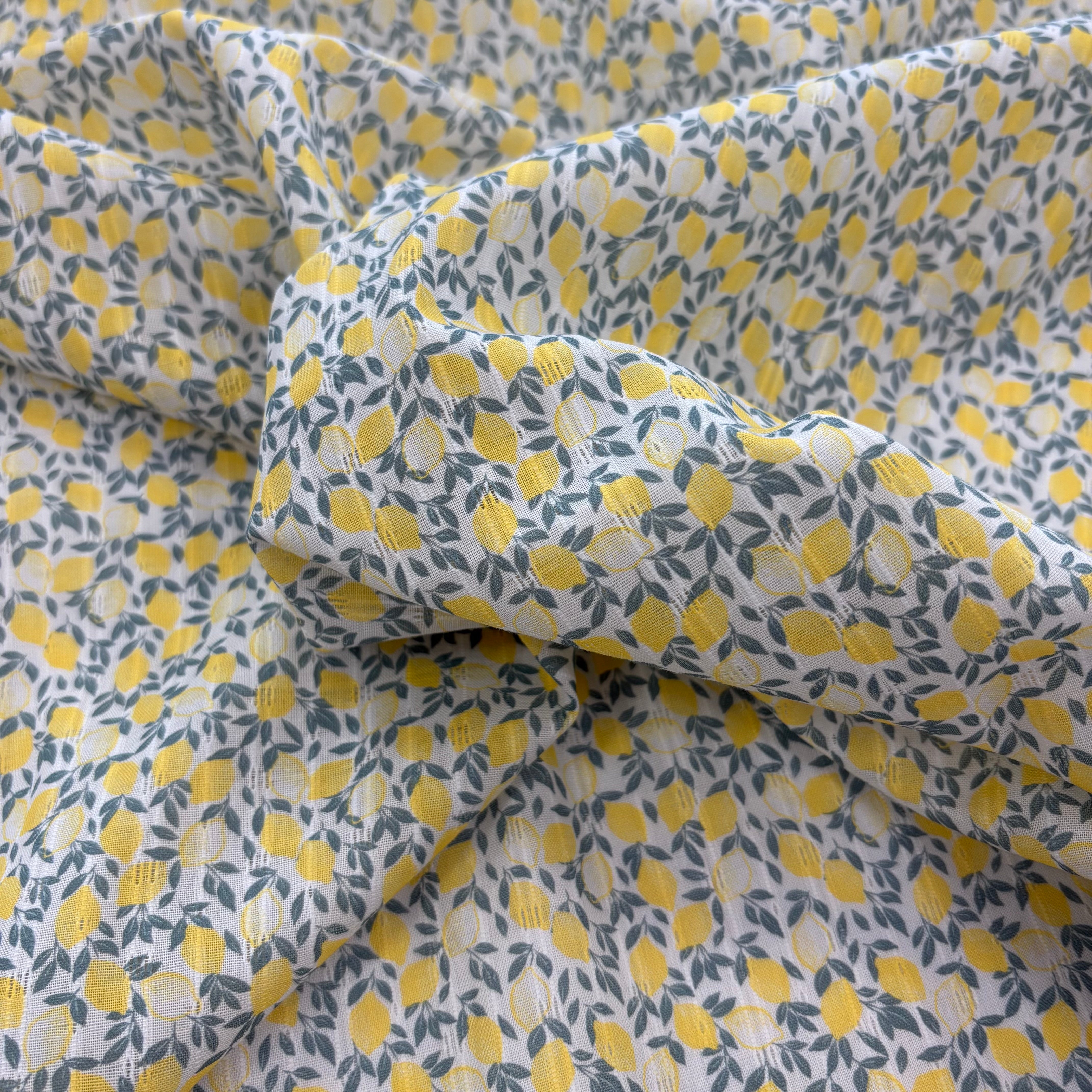Little lemon cotton dobby T572