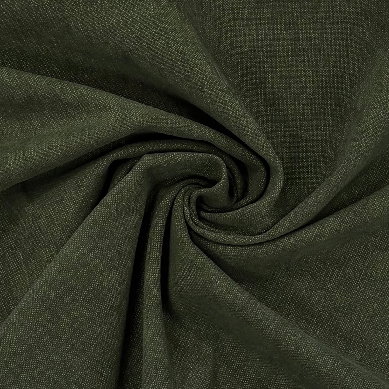 H439 Vintage matt upholstery chenille Forest Green