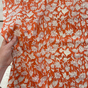 Indian Garden Block Print Coral Tex Ex 3024