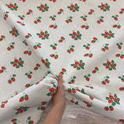 P144 Strawberry Fayre denim ivory