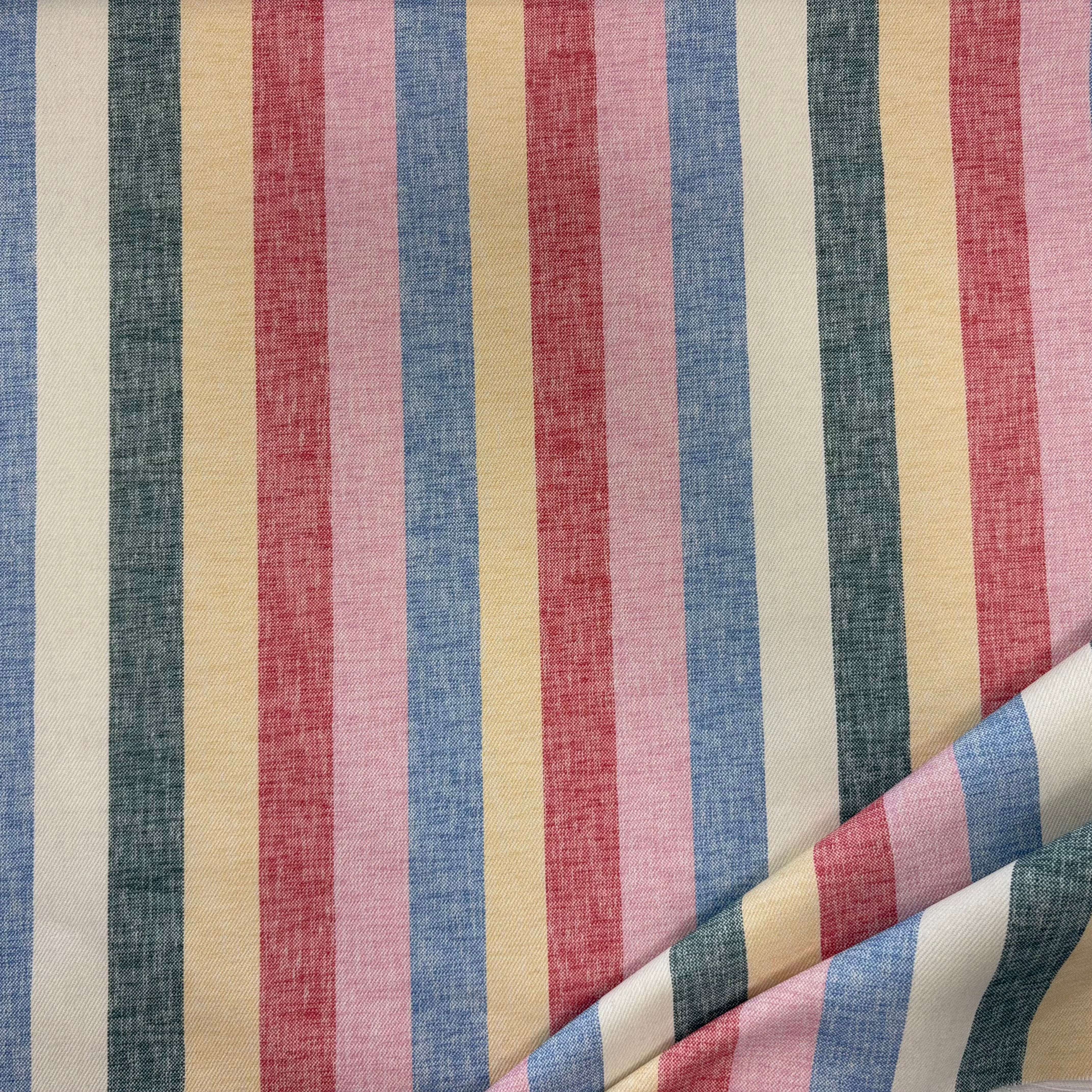 P143 Presley Stripe multi denim