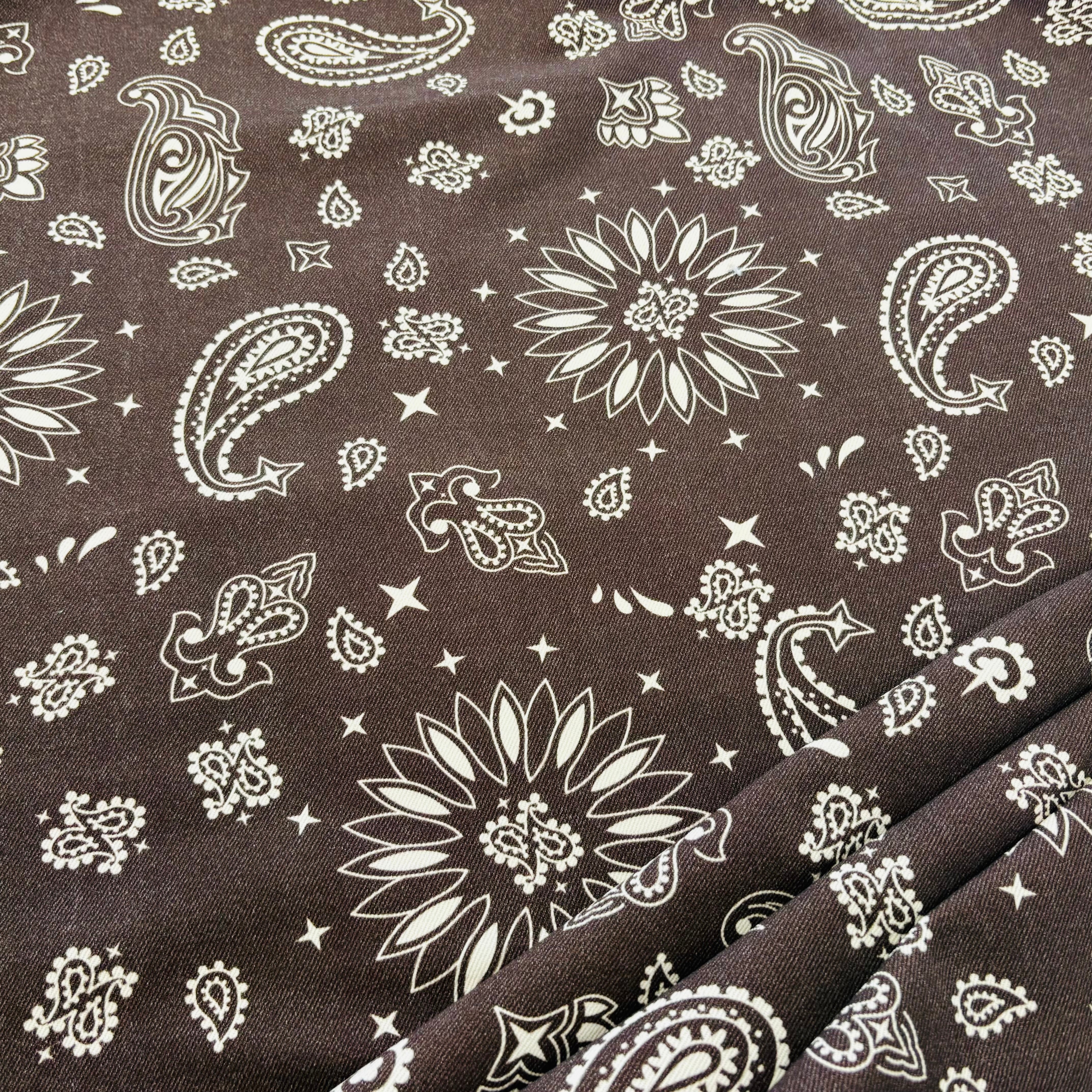 P140 Bandana Denim chocolate