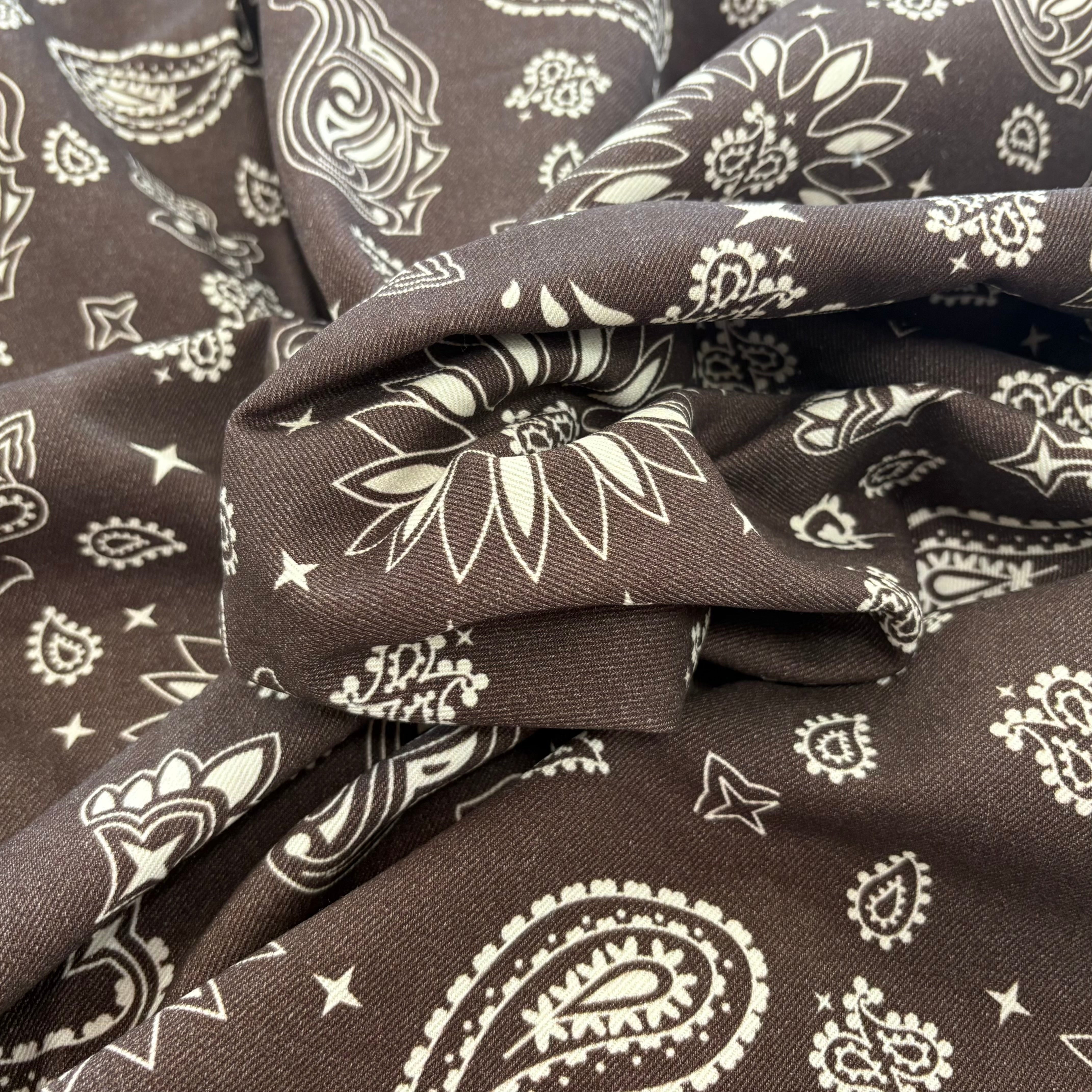 P140 Bandana Denim chocolate