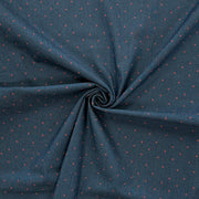 T584 Hearts Stretch Denim Blue