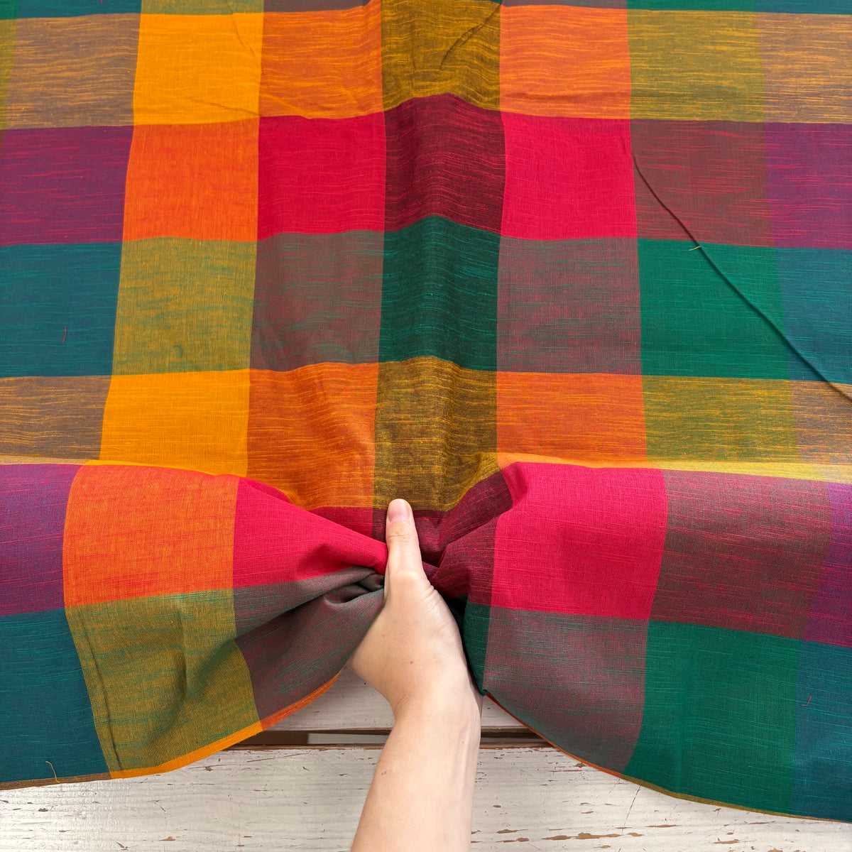 Woven Jumbo Autumn Block Gingham Tex Ex 3047