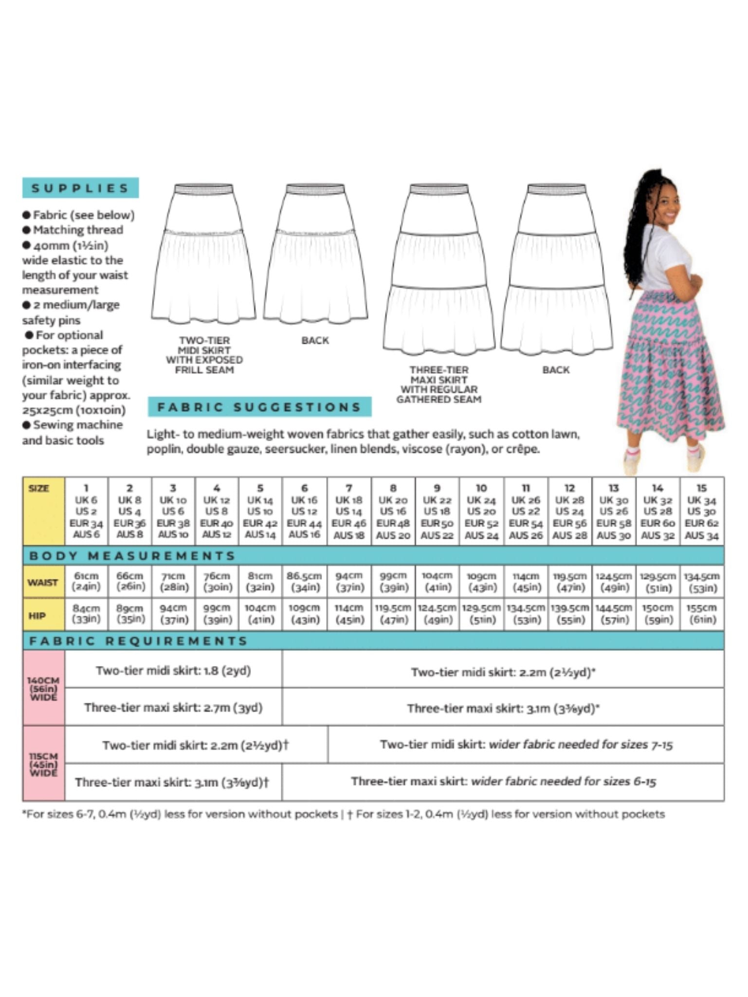 Tilly And The Buttons Luella Skirt