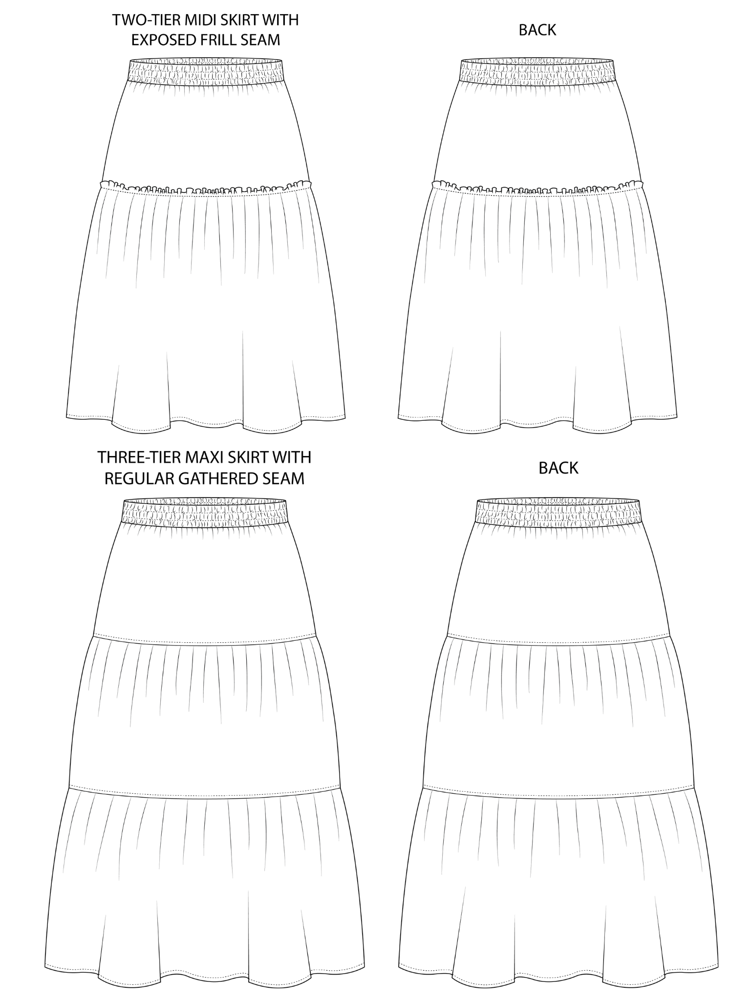 Tilly And The Buttons Luella Skirt