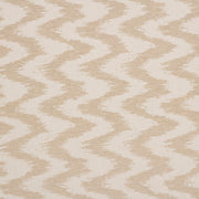 iLiv Ceyara Stone fabric featuring a contemporary woven zig zag pattern in neutral tones, with a textured cotton mix finish
