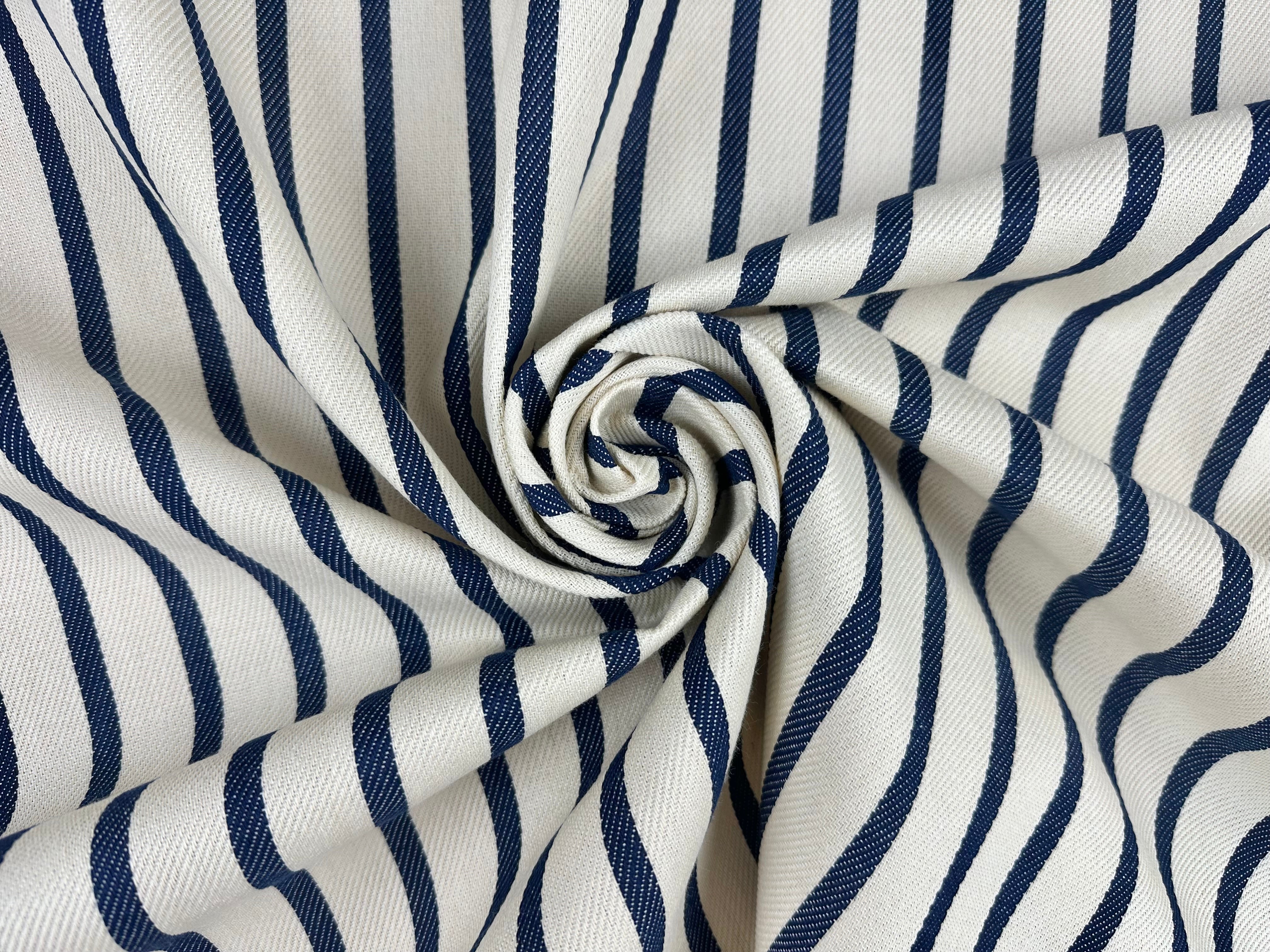 S292 Stain Resistant Stripe Navy
