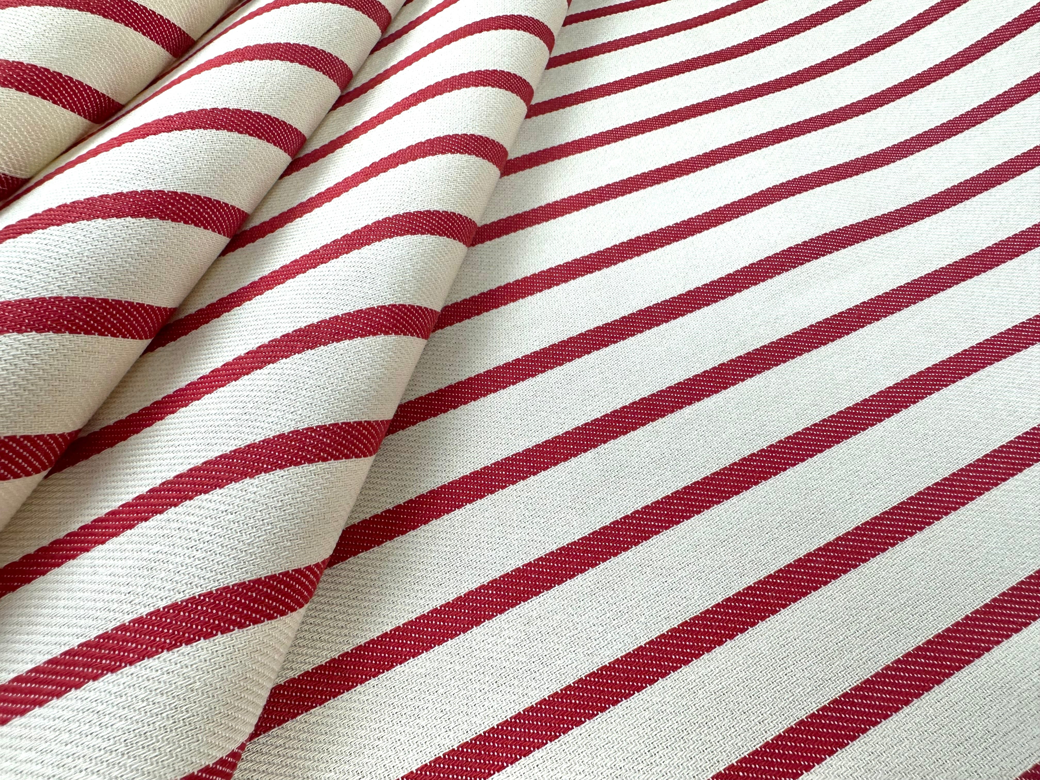 S293 Stain Resistant Stripe Red