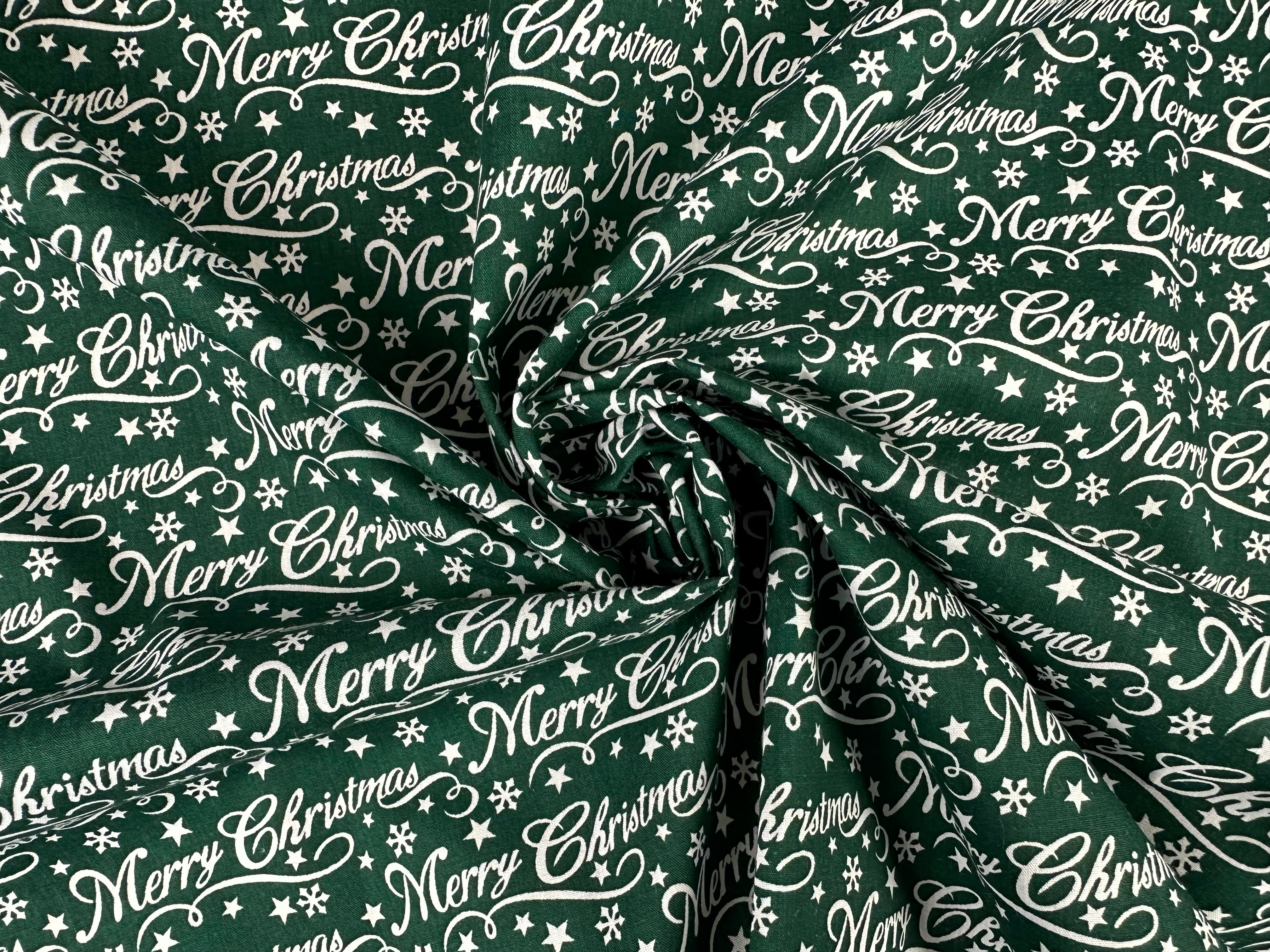 C835 Merry Christmas Green
