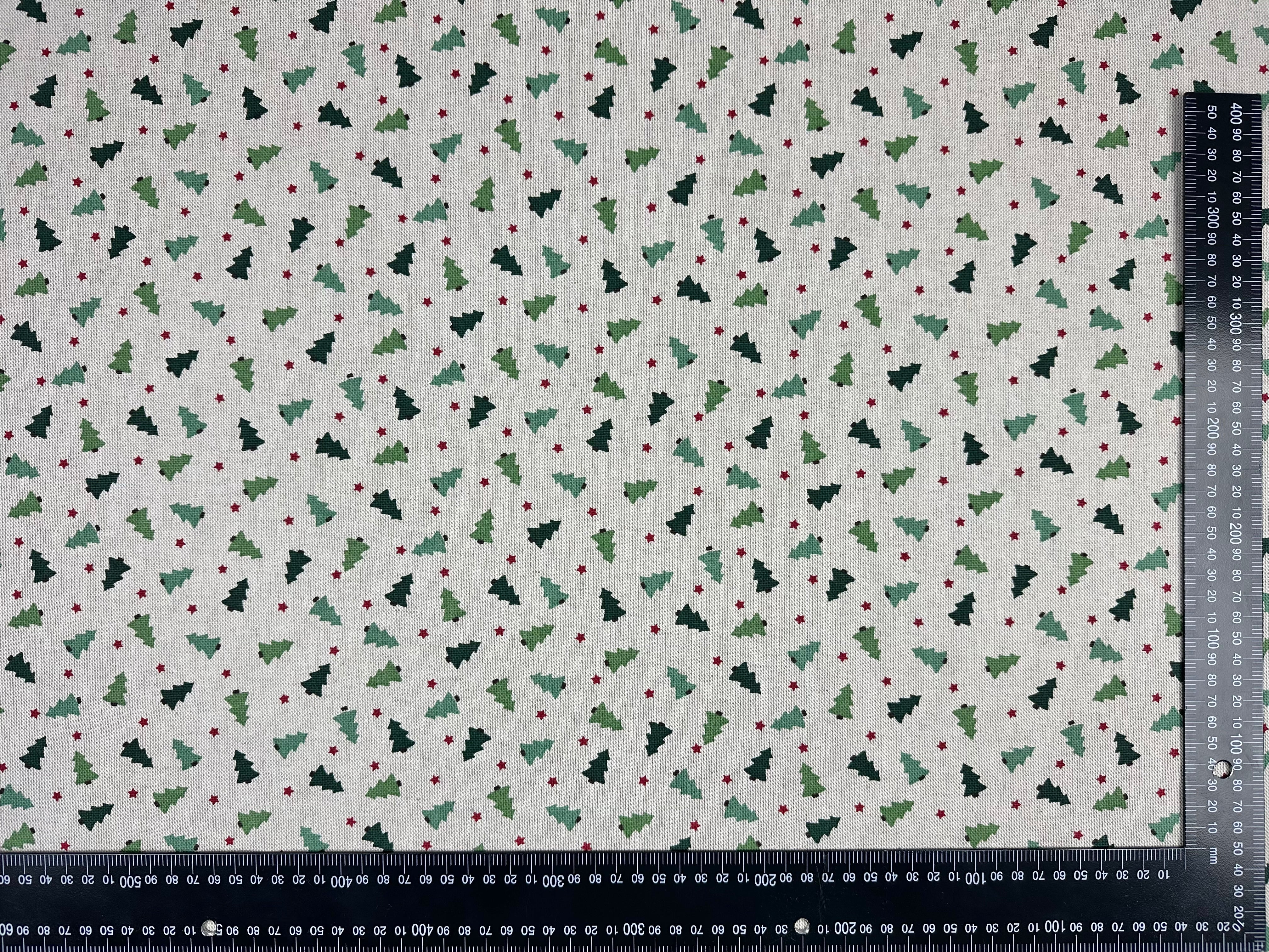 T496 Mini Christmas Trees Linen