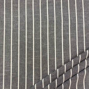 Charcoal Darcy woven cotton stripe Tex ex 2924