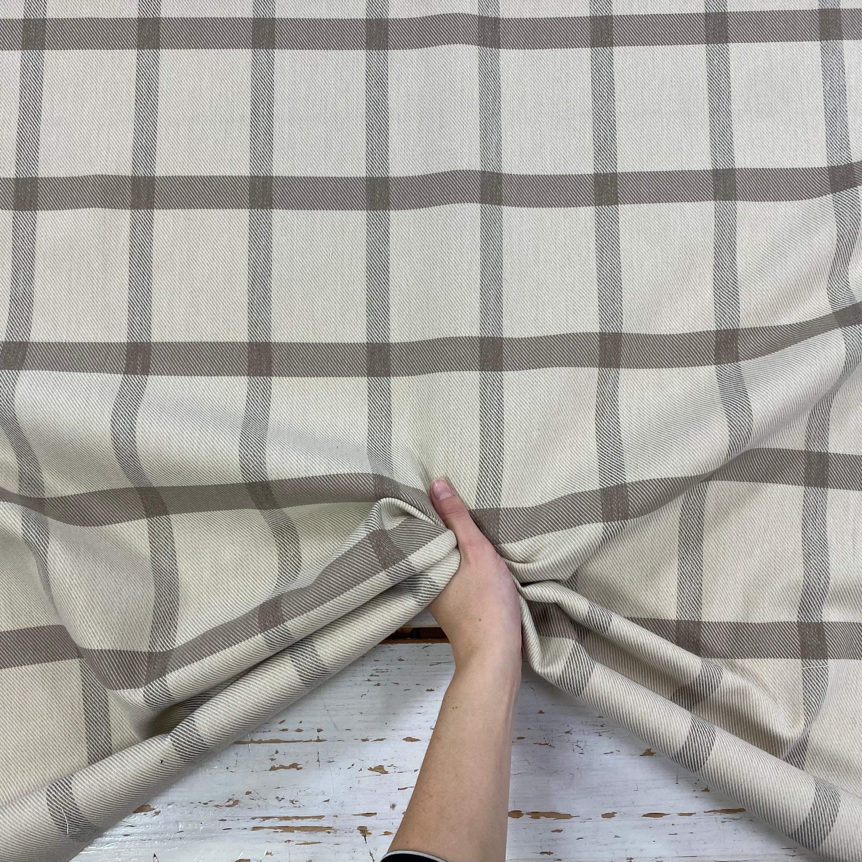 Tex Ex 2930 Ivory Collins wool effect tartan