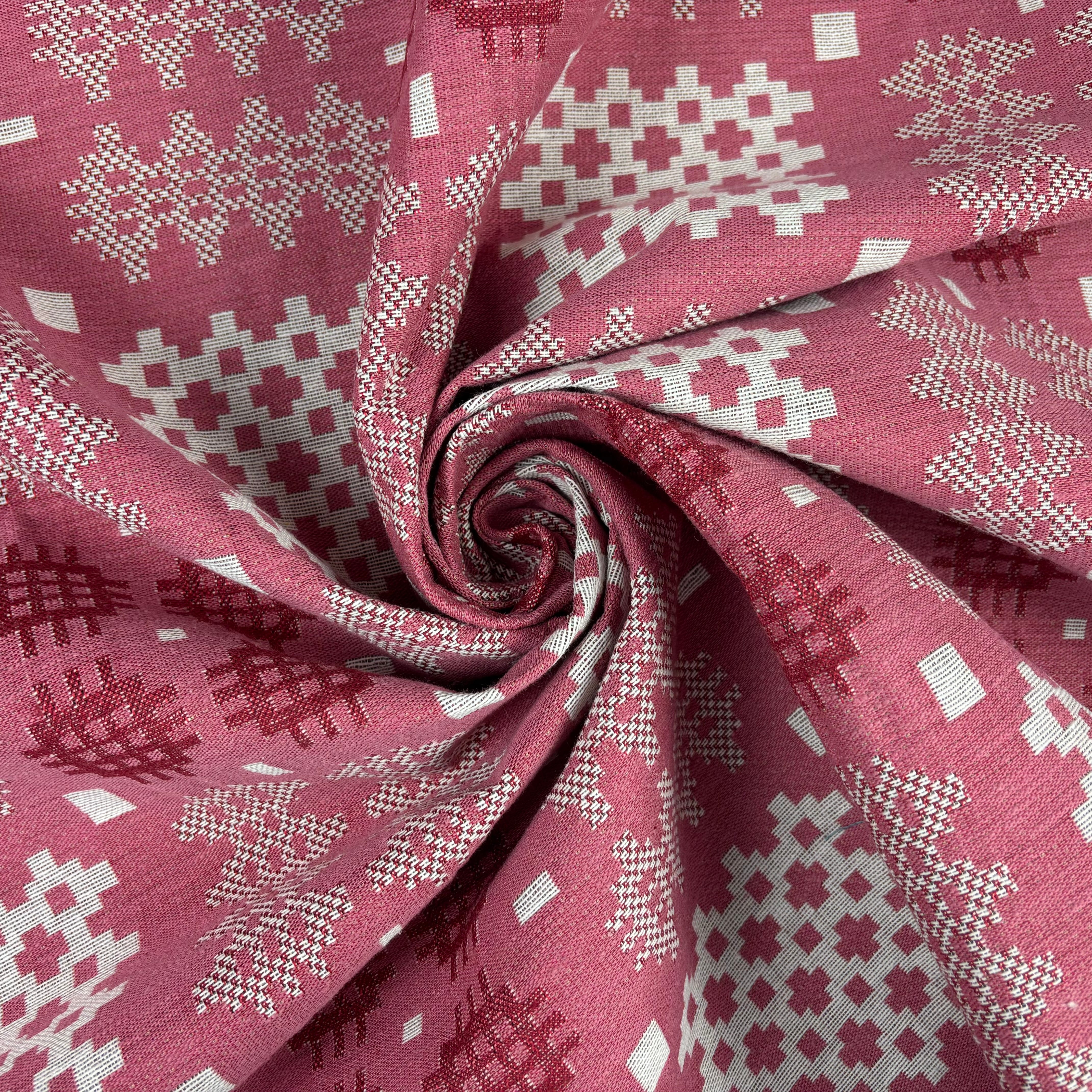 S295 Welsh Blanket Tapestry Pink