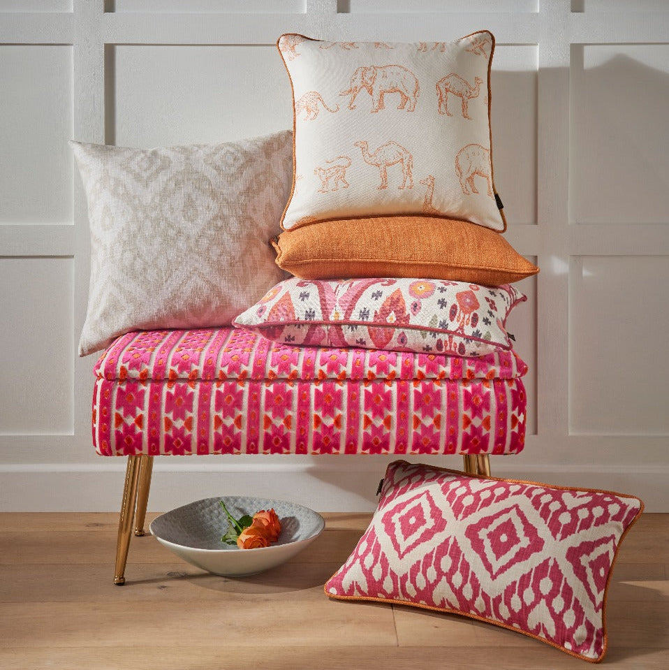 Kasbah Begonia Cushions