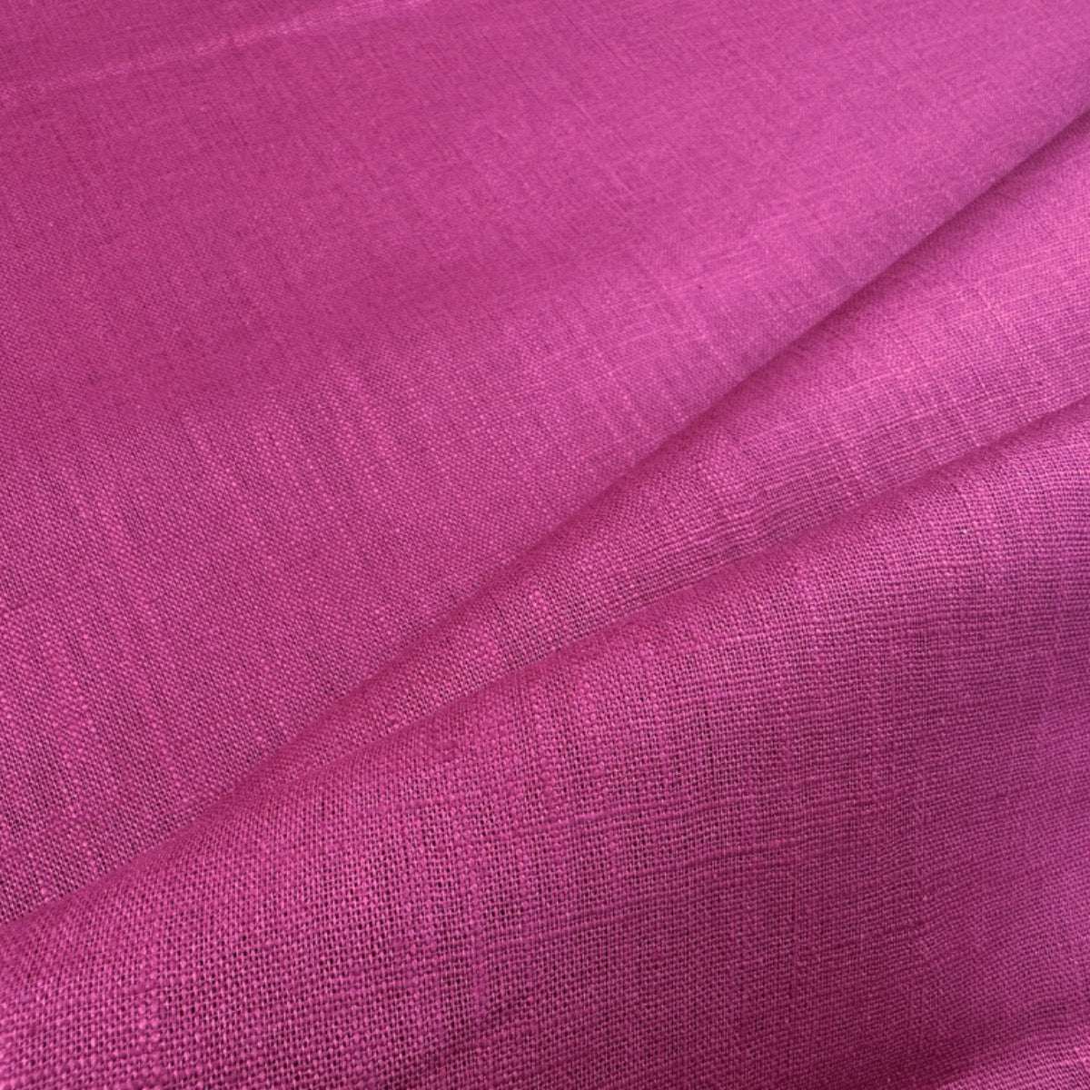 Natural Ramie Linen Look Raspberry C787