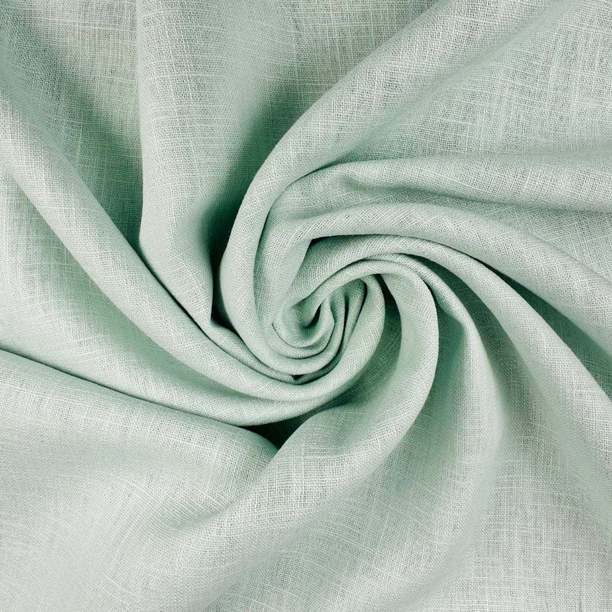 Natural Ramie Linen Look Seaspray C796 Gathered 