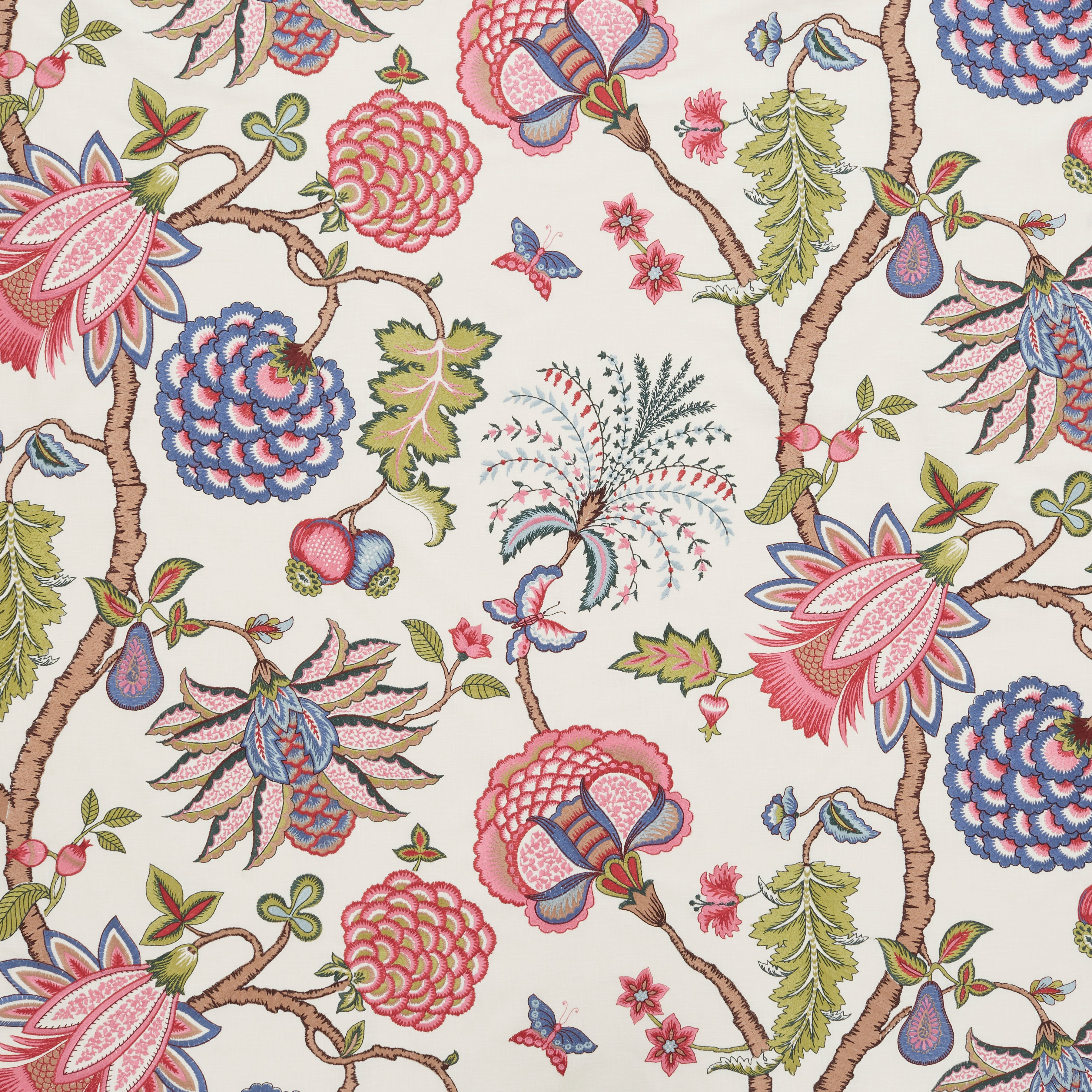 iLiv Palampore Carmine Fabric Sample