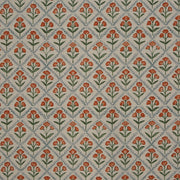 Prestigious Textiles Chatsworth Ginger floral cotton linen fabric from the Greenhouse collection