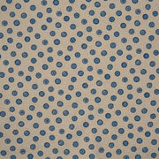 Prestigious Textiles Daisy Cornflower spotty cotton linen fabric from the Greenhouse collection