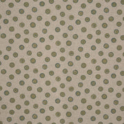 Prestigious Textiles Daisy Olive spotty cotton linen fabric from the Greenhouse collection
