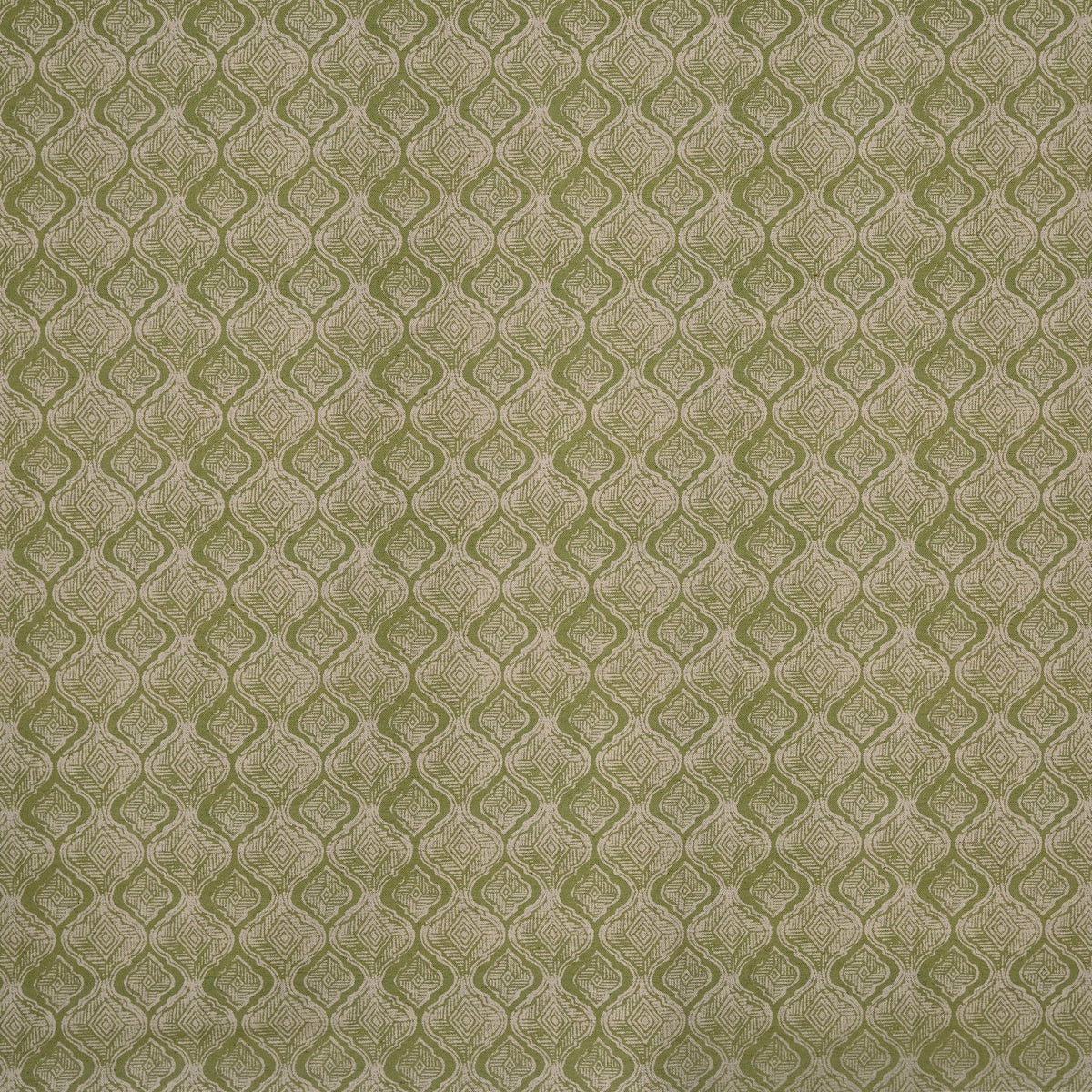 Prestigious Textiles Ragley Fennel trellis cotton linen fabric from the Greenhouse collection
