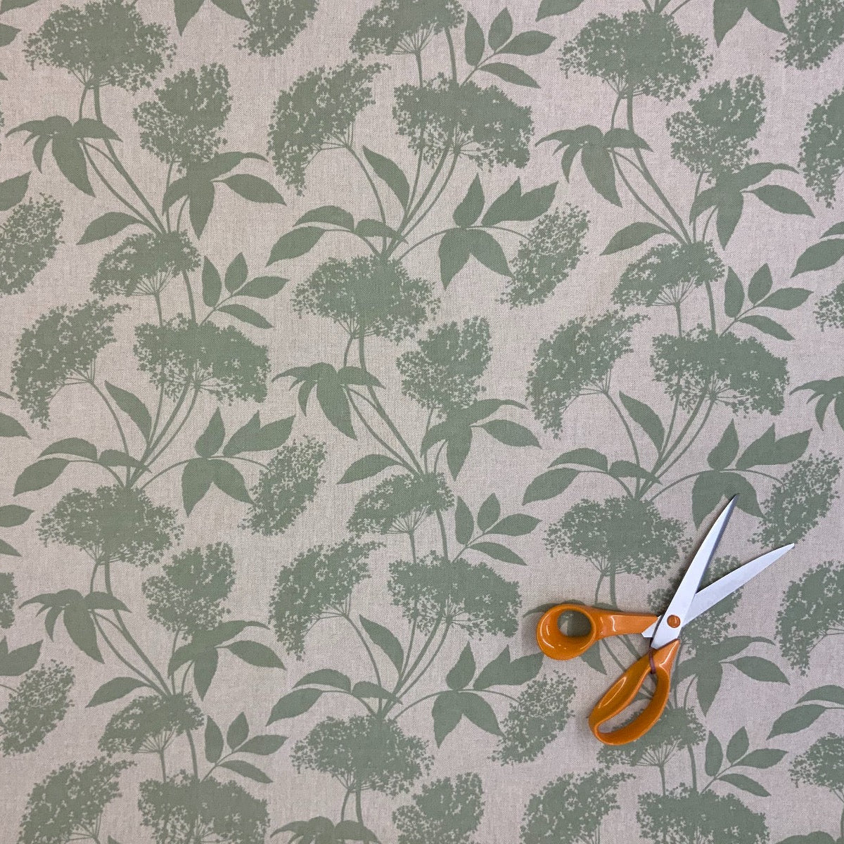 S183 Elderflower Sage Fabric Scale