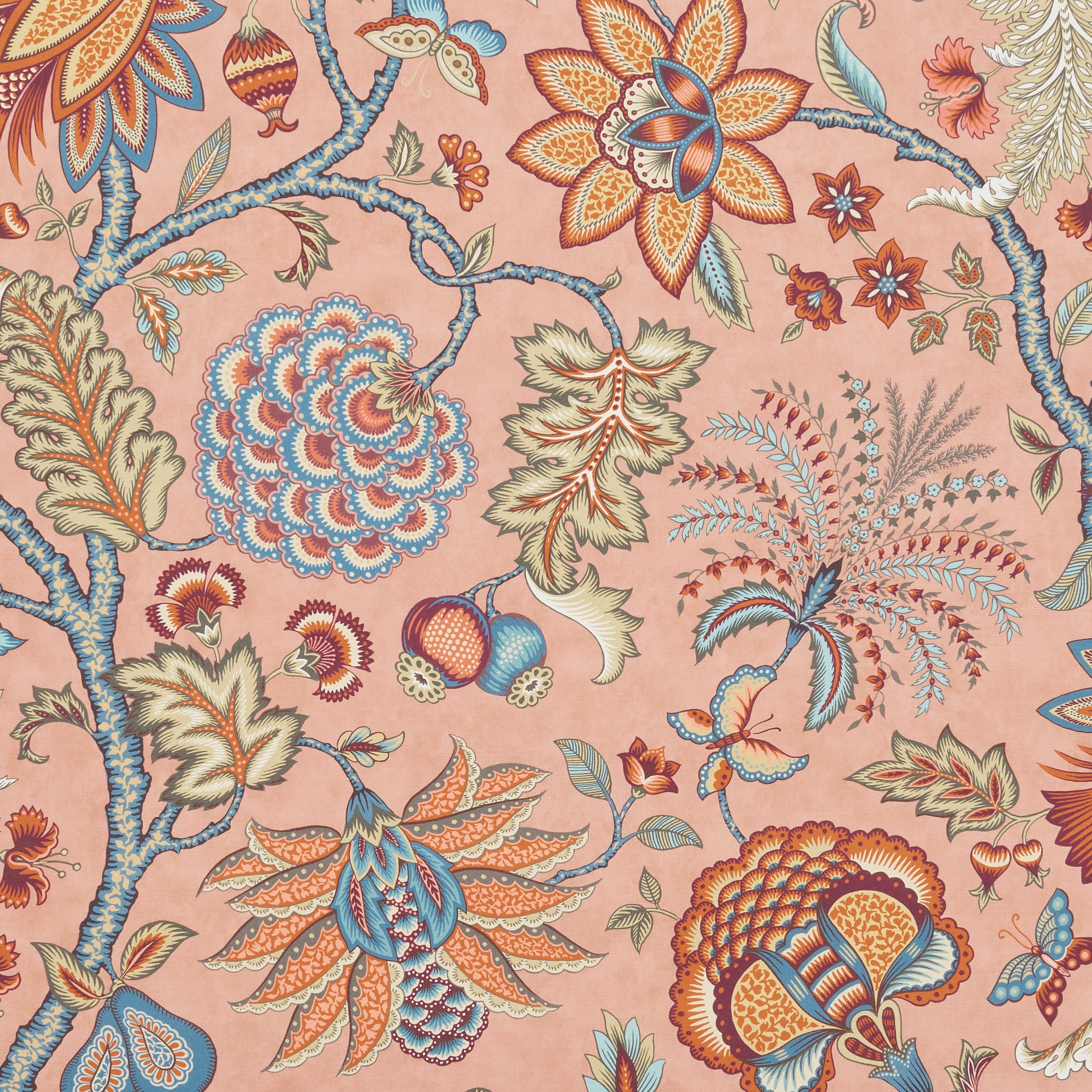 iLiv tree of life blush fabric swatch