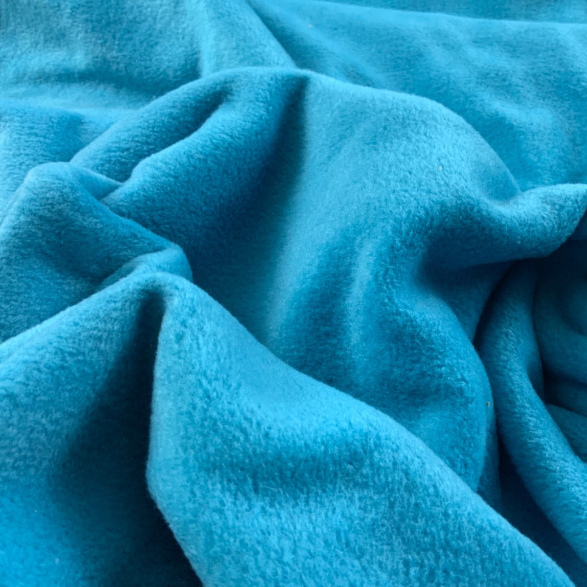 Turquoise Polar Fleece Fabric