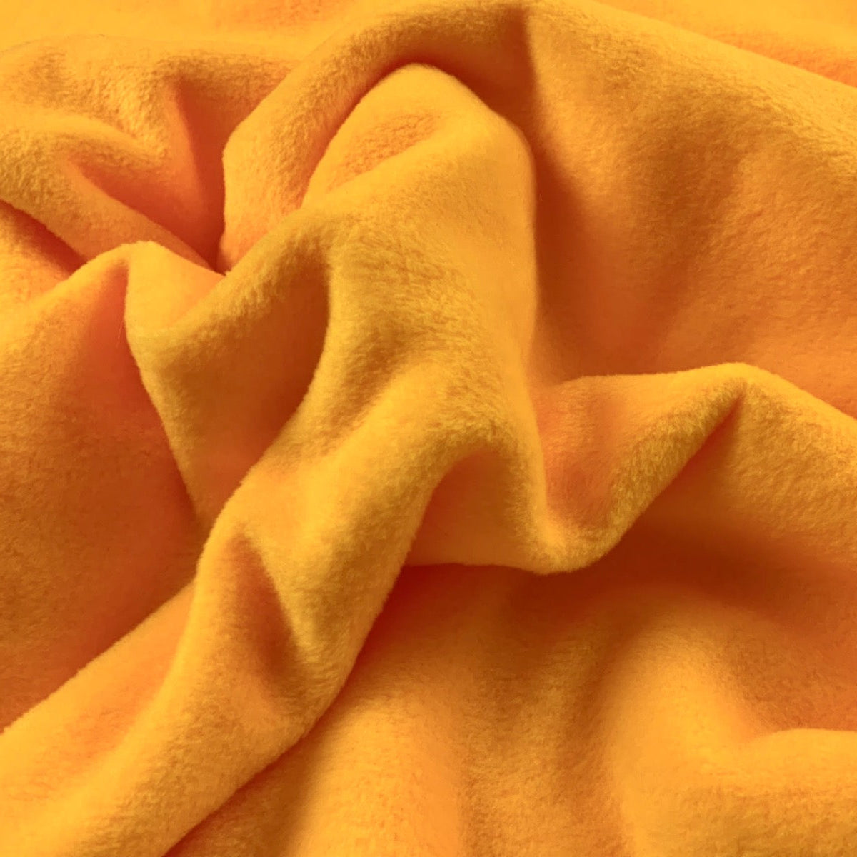 Yellow Polar Fleece Fabric 