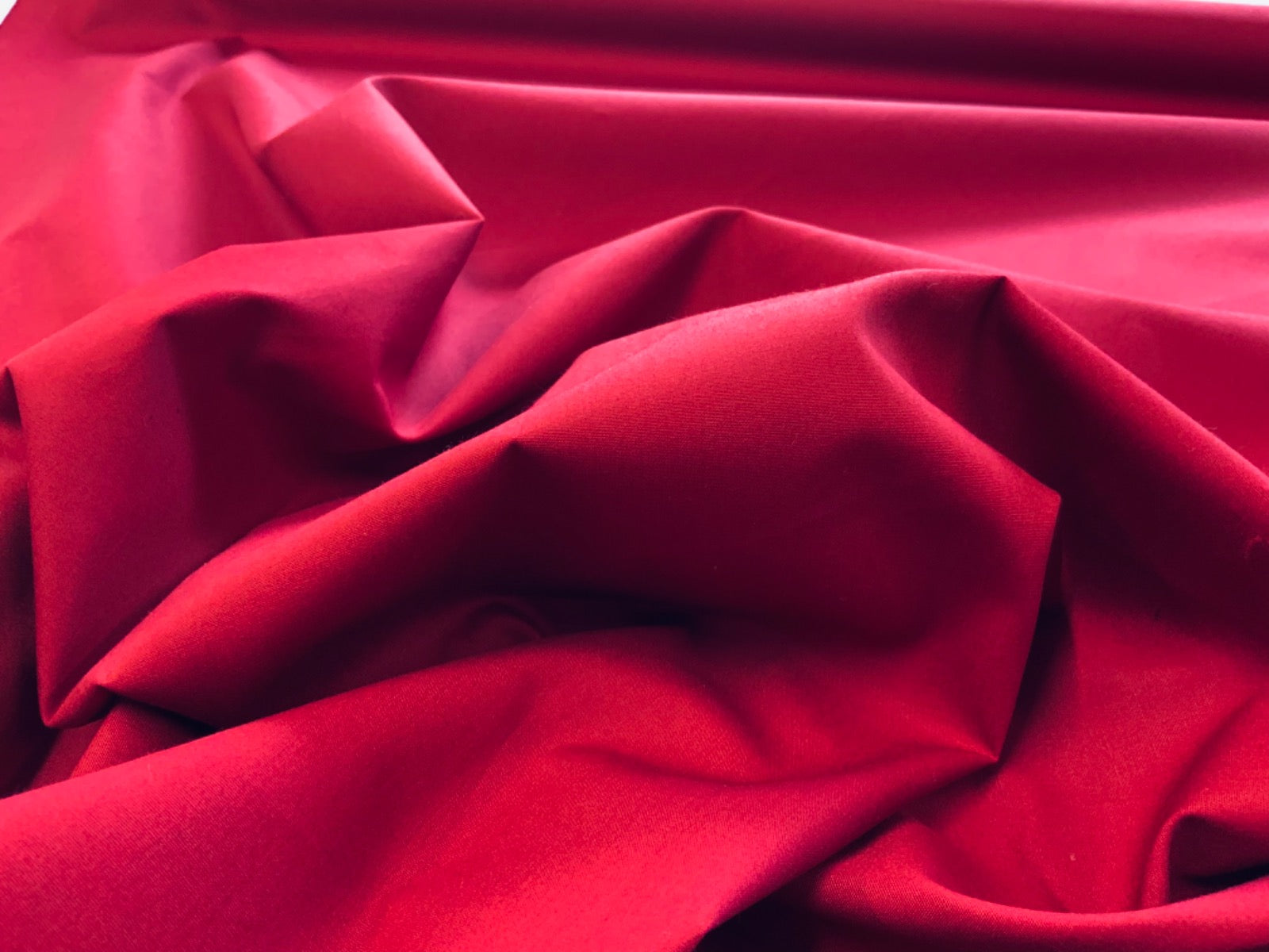 Plain Cotton Poplin Red CP0001