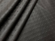 F186 Diamond Leatherette Black