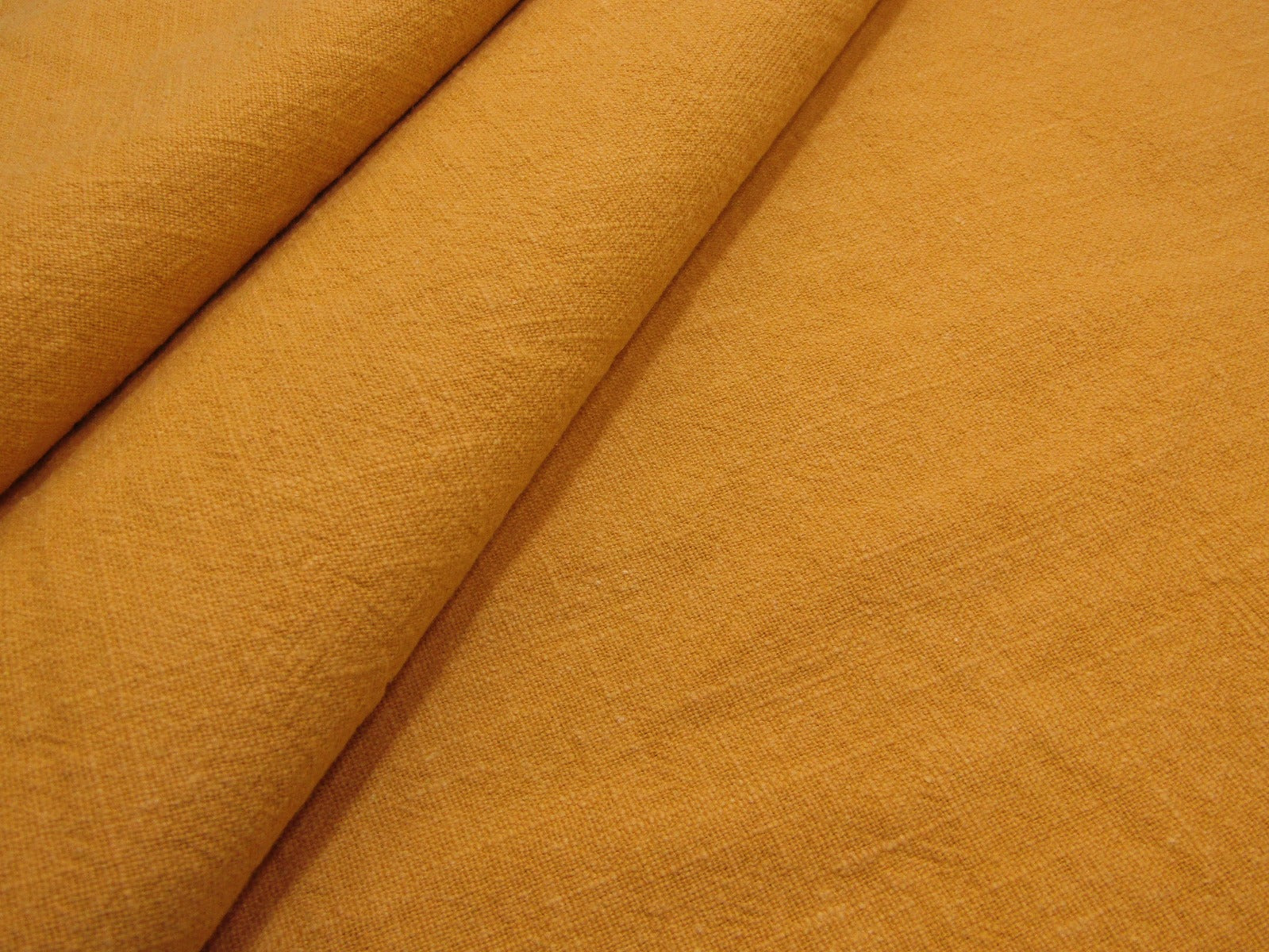 Washed Ramie Linen Look Mustard B134