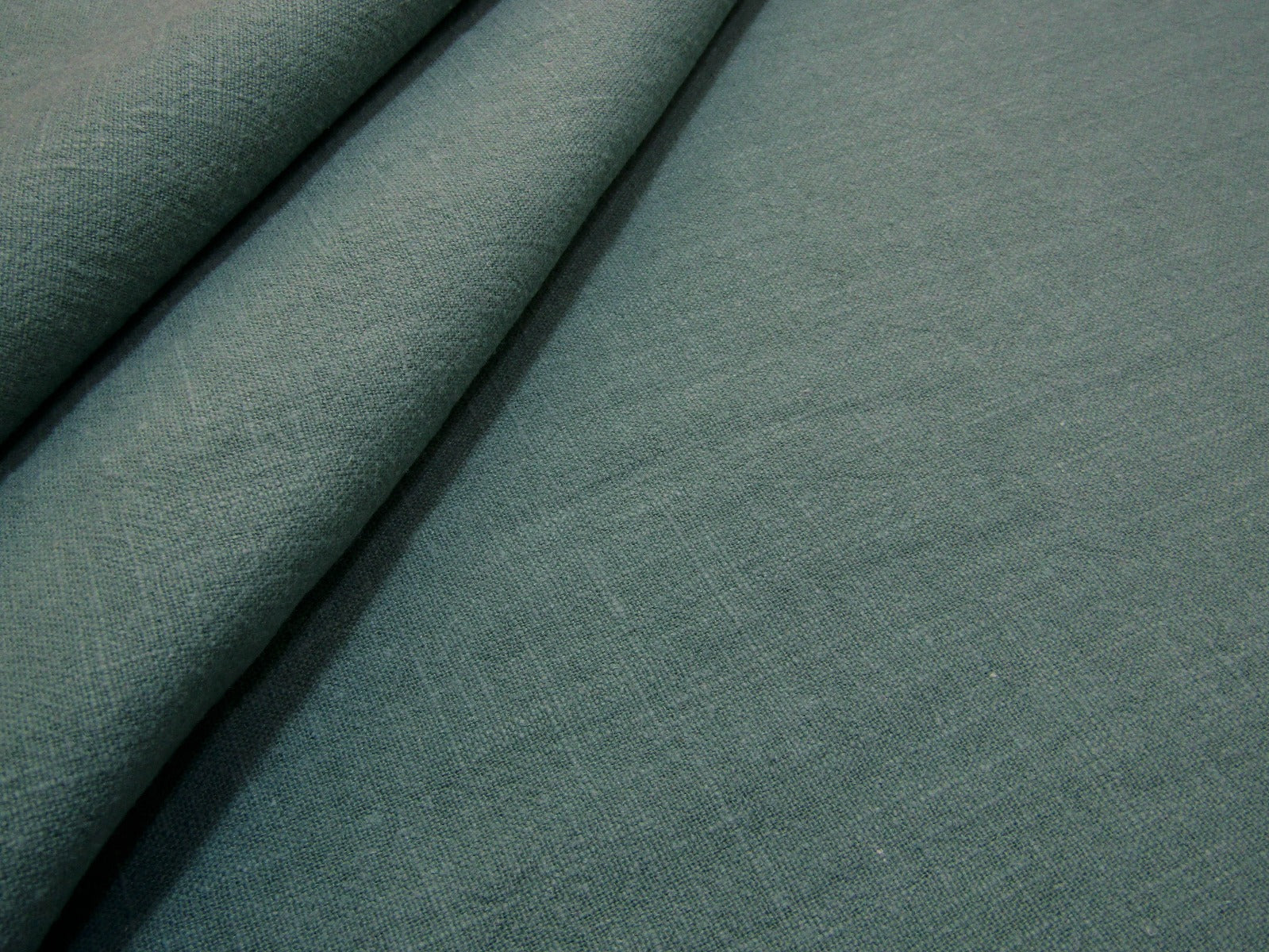 Washed Ramie Linen Look Aqua B135
