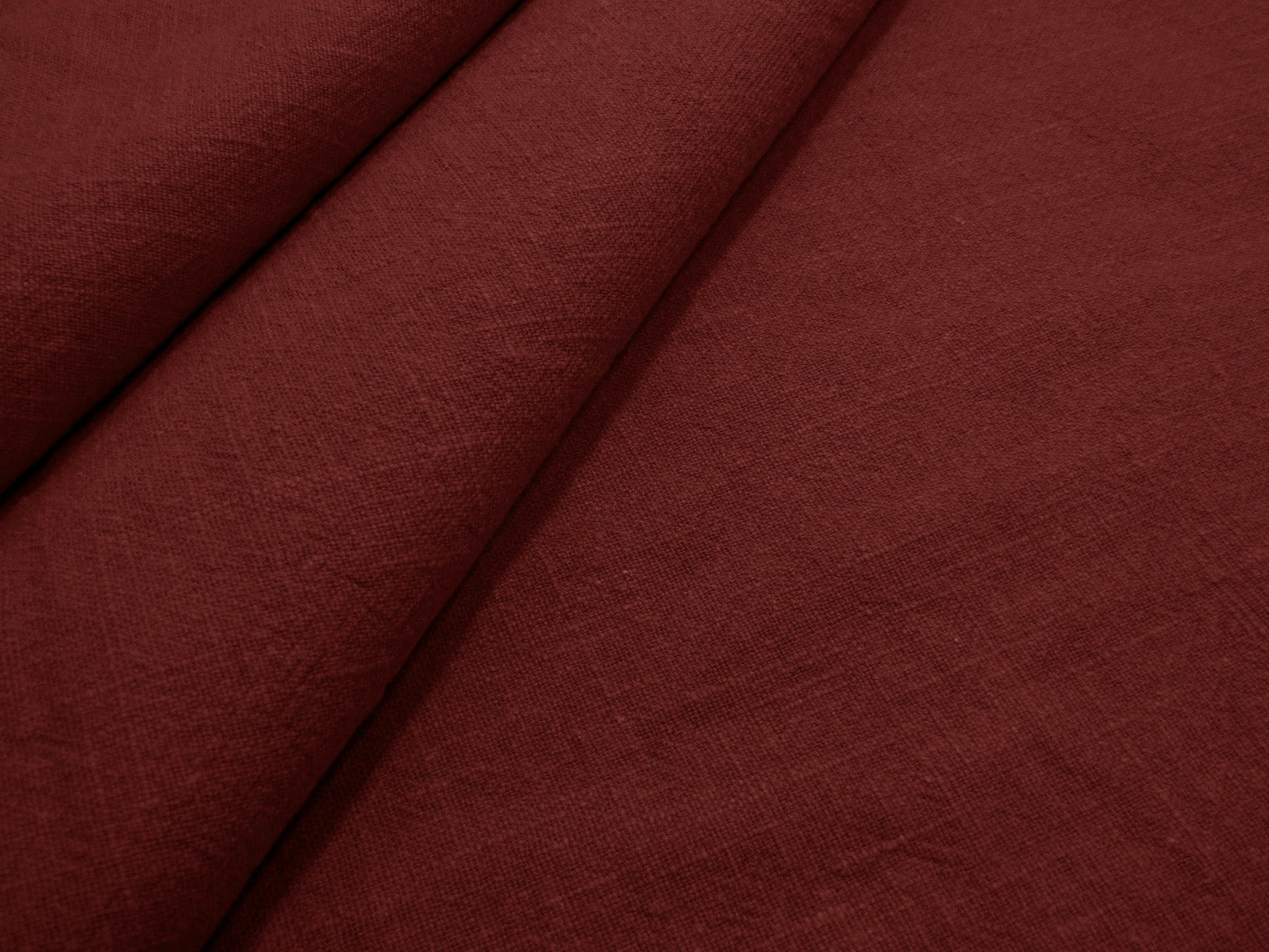 Washed Ramie Linen Look Burgundy B181