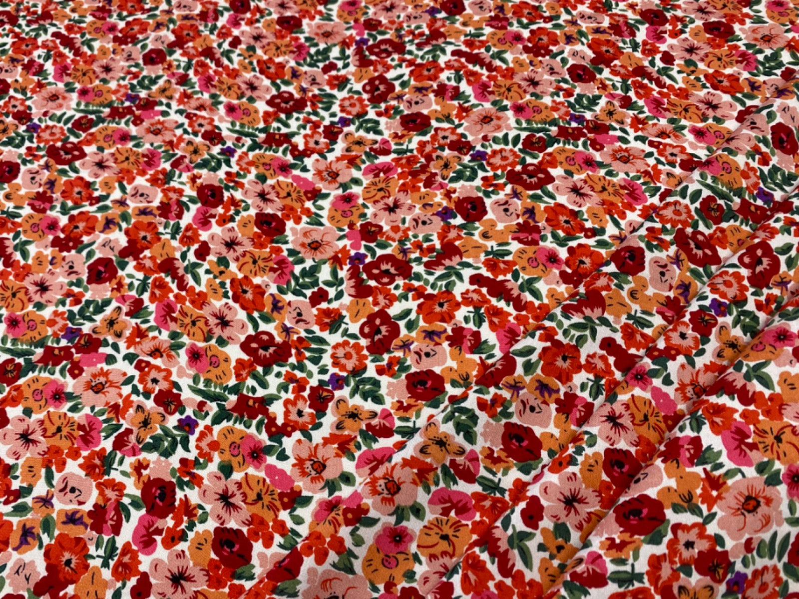 Posy Viscose Rouge W45