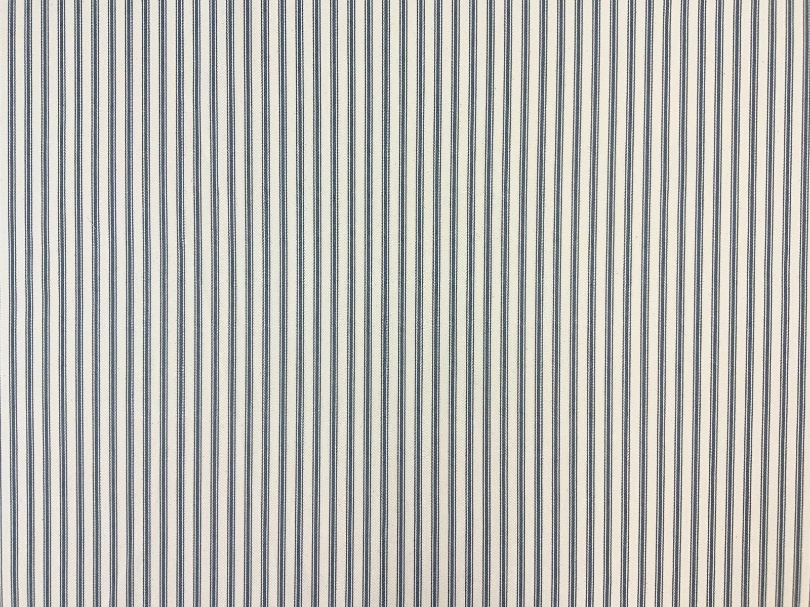 S121 French Woven Ticking Teal