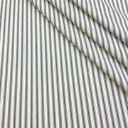 S121 French Woven Ticking Teal