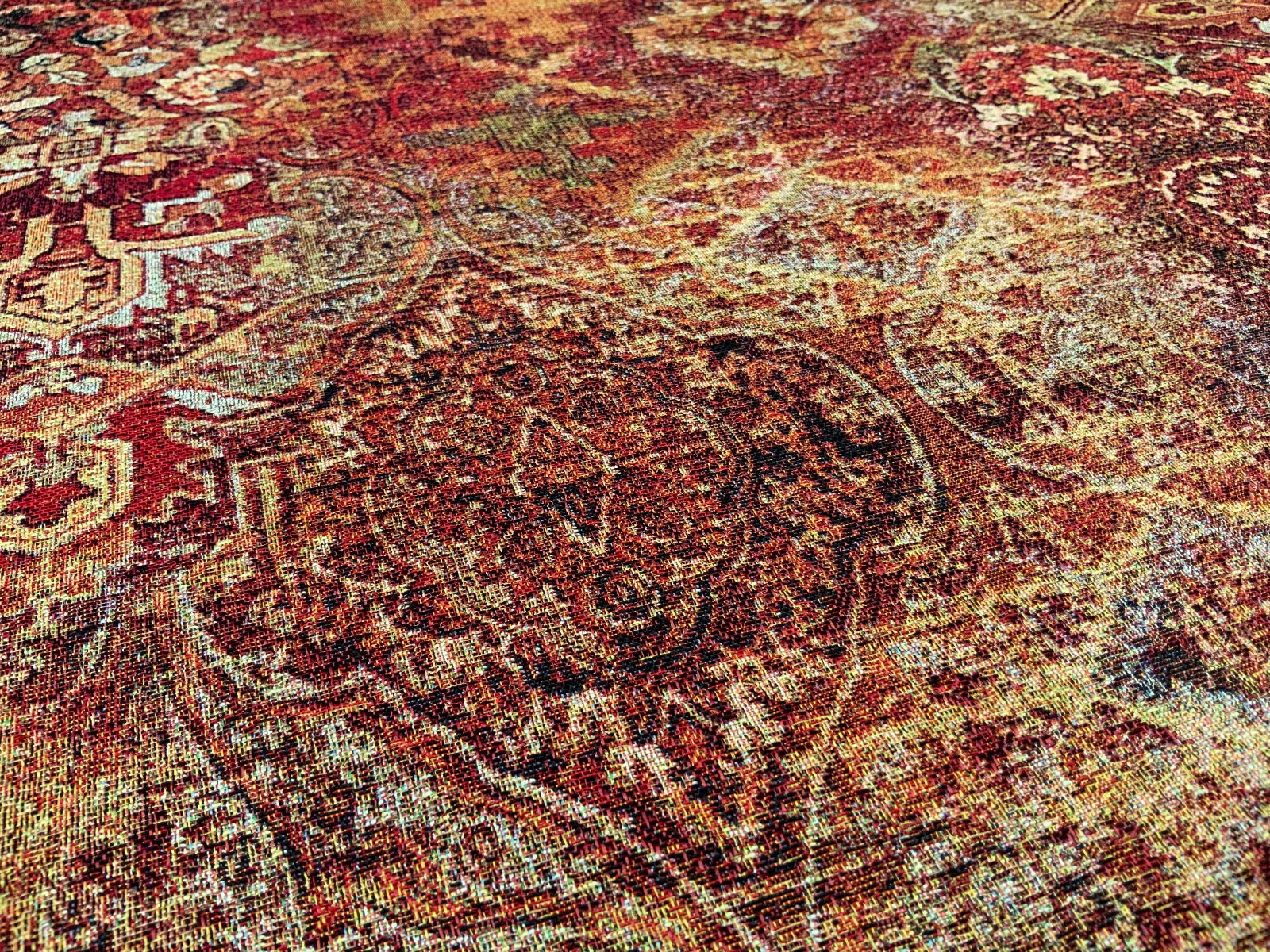 T446 Moroccan Bazaar Tapestry Rust